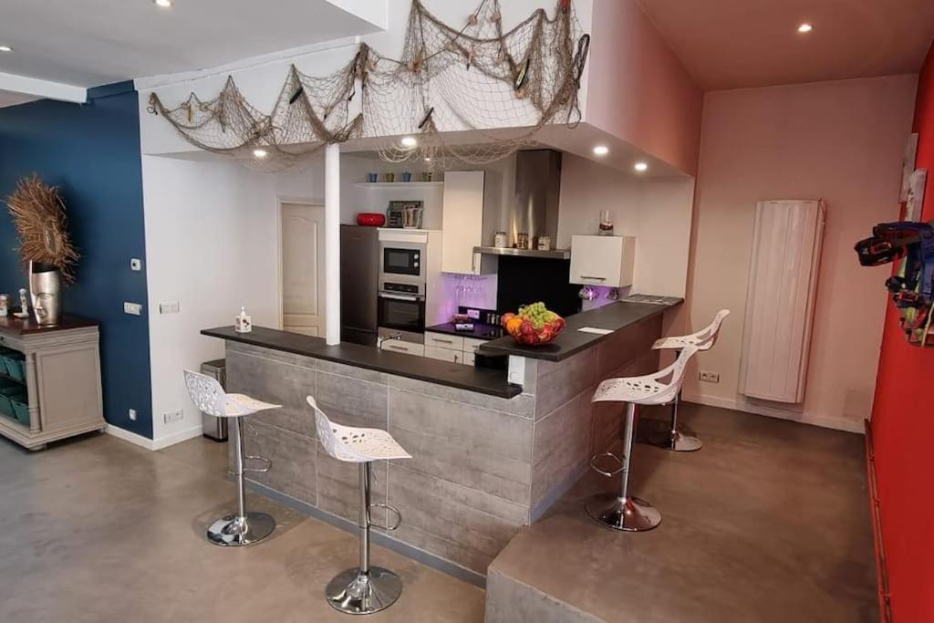 Dinard : Loft De 175 M² - A 150 M De La Plage Esterno foto